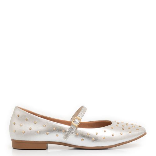 Sapatilha Prata com Tachas