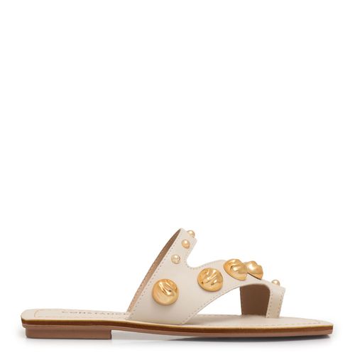 Rasteira Off White Esfera