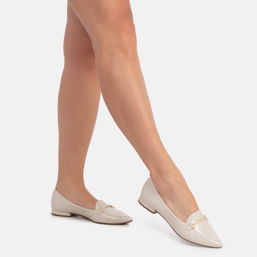 Mocassim Off White Bridão Bambu