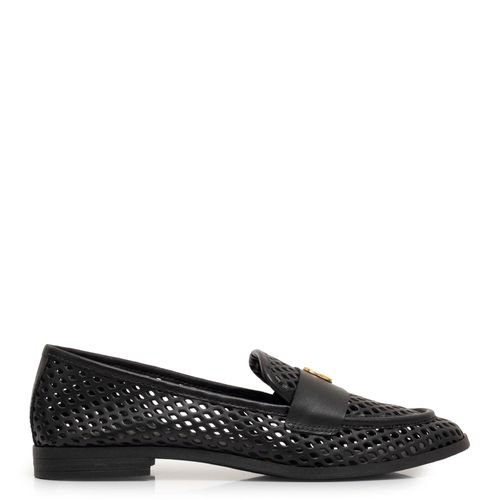 Mocassim Preto Laser Medalha