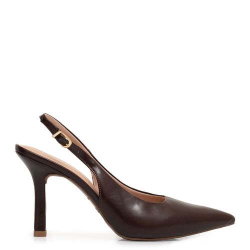 Scarpin Café slingback