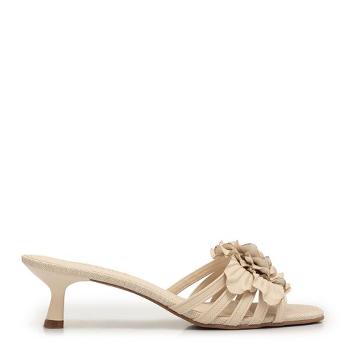 Tamanco Flor Off White