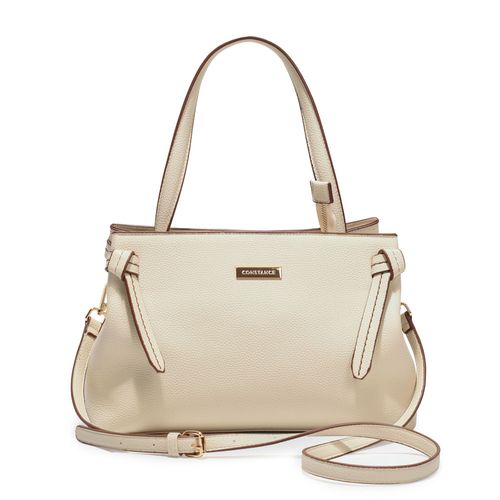 Bolsa Tote Nó Pesponto Off White