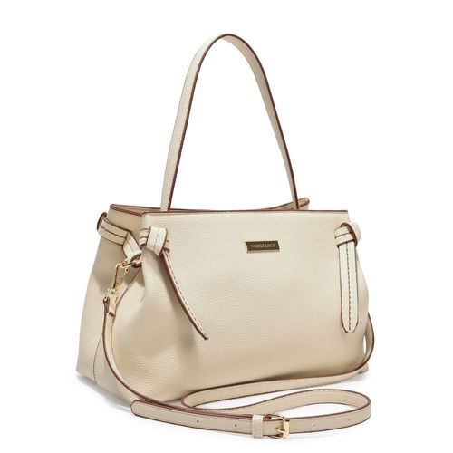 Bolsa Tote Nó Pesponto Off White