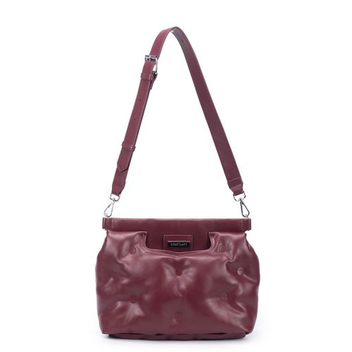 Bolsa Tiracolo Capitonê Vinho