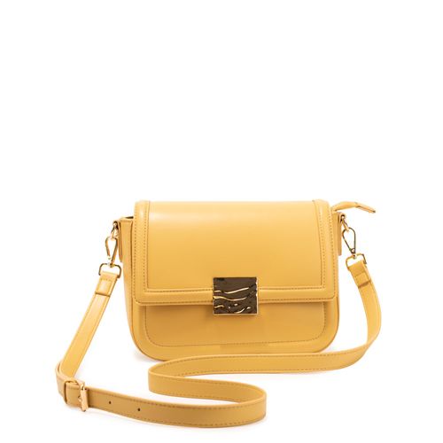Bolsa Tiracolo Enfeite Amarelo