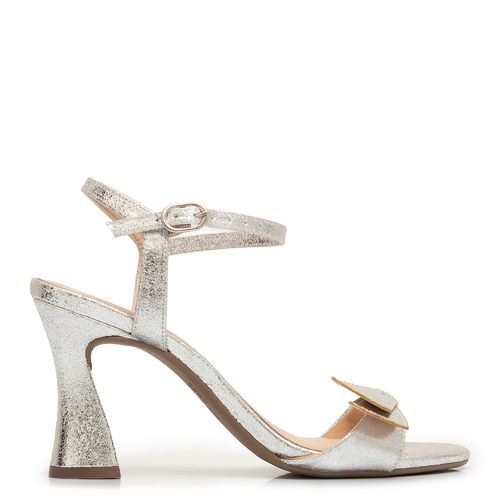 Sandália Prata Laço