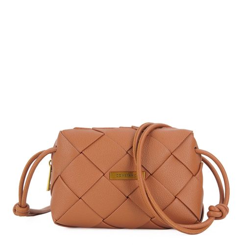 Bolsa Tiracolo Tressê Pequena Caramelo