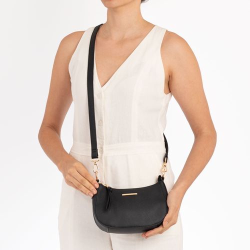 Bolsa Tiracolo Pequena Preta