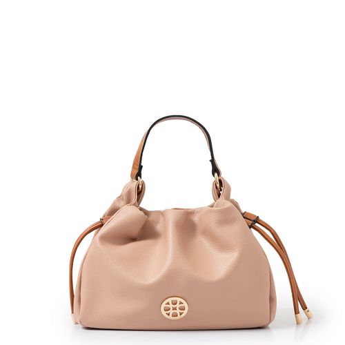 Bolsa Hobo Bicolor Nude