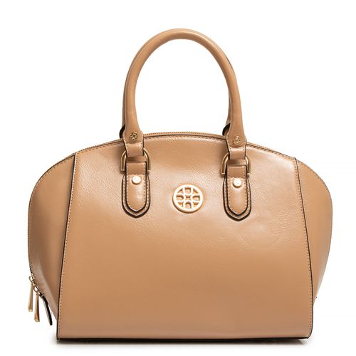 Bolsa Tote Estruturada Nude