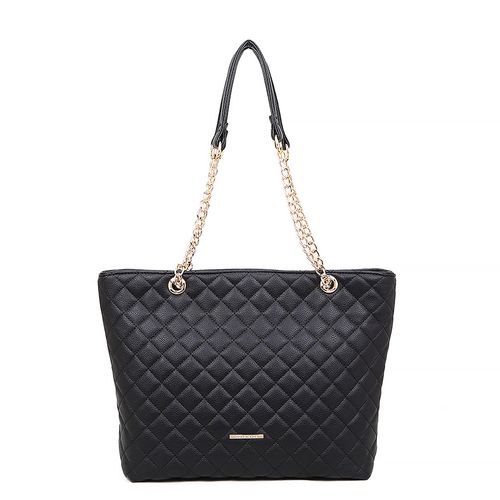 Bolsa Shopping Matelassê Preta