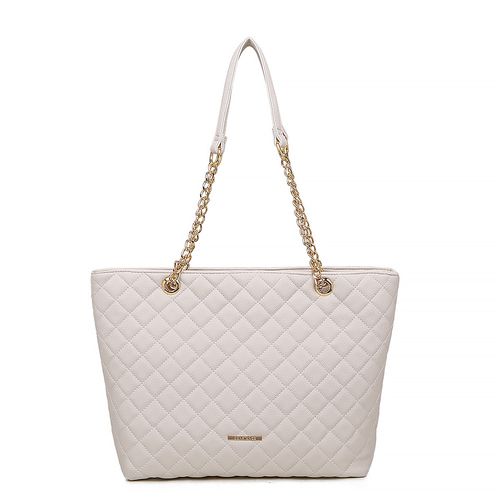 Bolsa Shopping Matelassê Off White