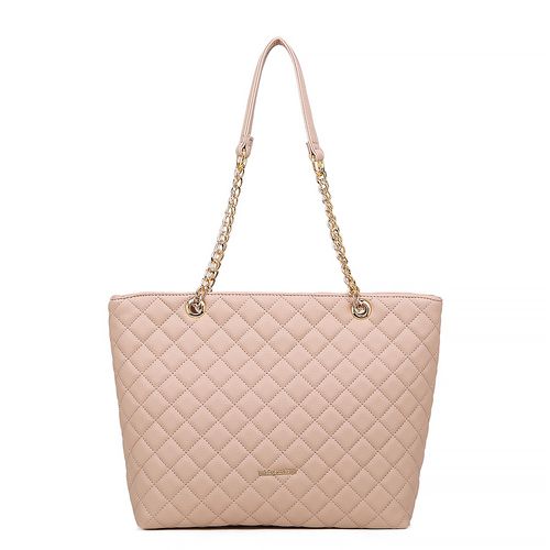 Bolsa Shopping Matelassê Nude