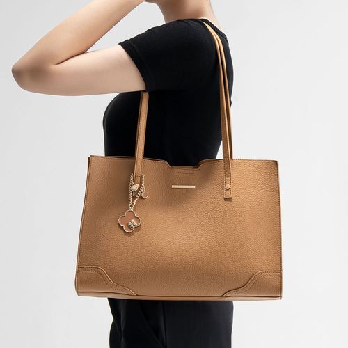 Bolsa Shopping Chaveiro Flor