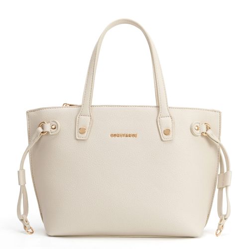 Bolsa Tiracolo Puxadores Laterais Off White