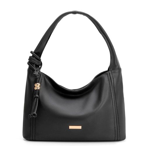 Bolsa Hobo Pingente Preta