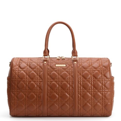 Bolsa de Viagem Matelassê Caramelo