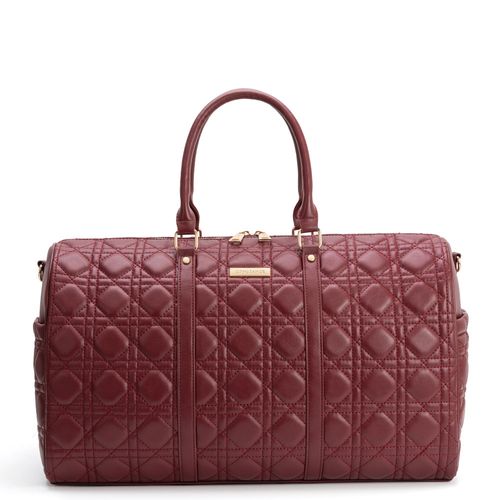 Bolsa de Viagem Matelassê Bordô