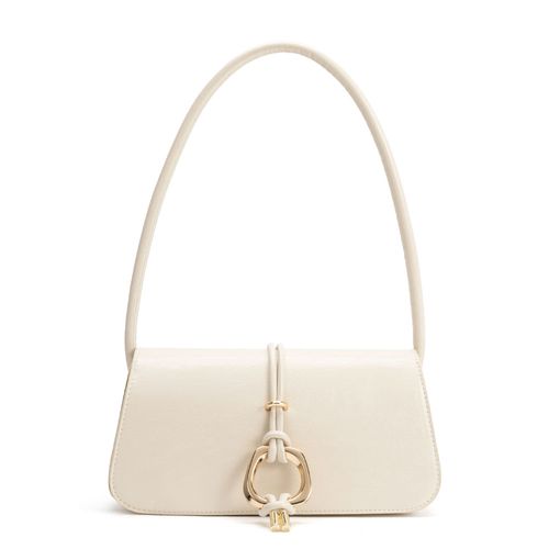 Bolsa Baguete Enfeite Off White