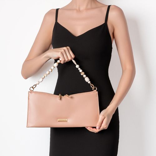 Bolsa Clutch Pedras Nude