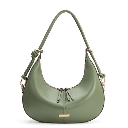 Bolsa Hobo Argolas Verde