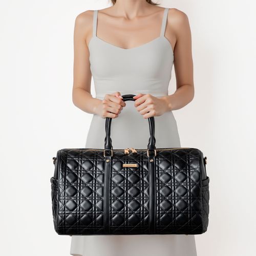 Bolsa de Viagem Matelassê Preta