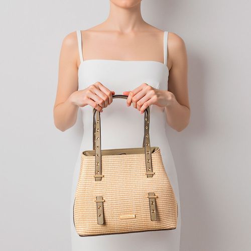 Bolsa Palha Tiras Verde