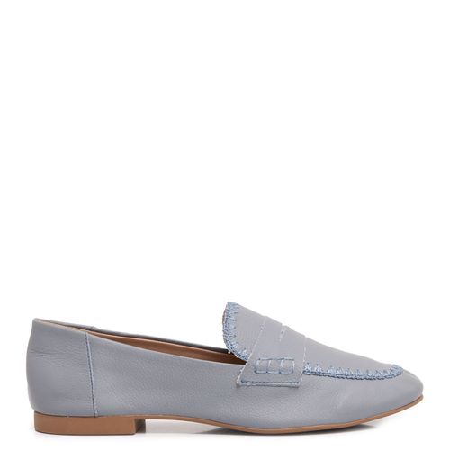 Mocassim Azul Pesponto