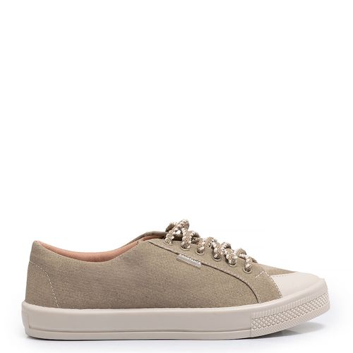 Tênis Cinza Comfort Pesponto