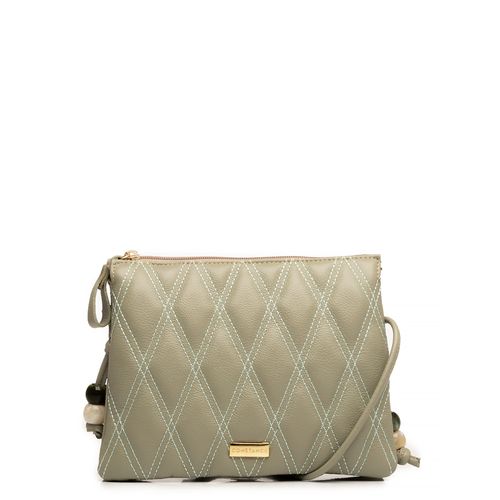 Bolsa Verde Couro Matelassê Esferas