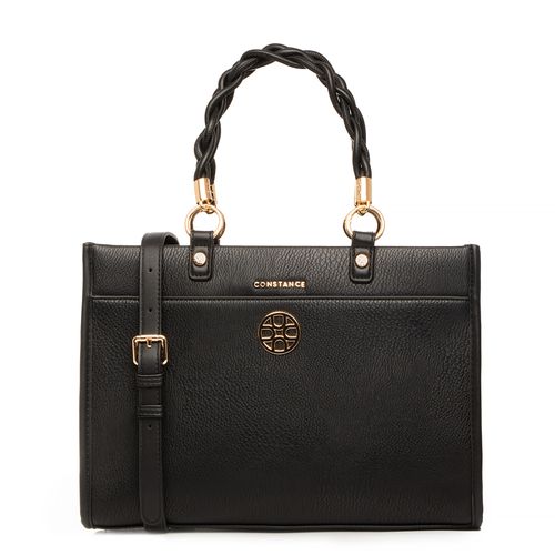 Bolsa Preta Alça Trançada