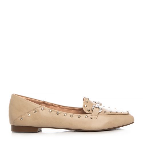 Mocassim Cinza Aplicação Tachas