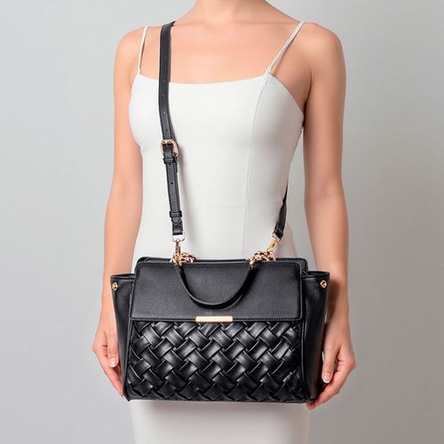 Bolsa Tote Tressê Preta