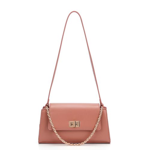 Clutch Estruturada Corrente Nude