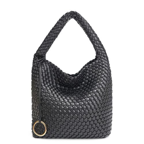 Bolsa Hobo Tressê Preta