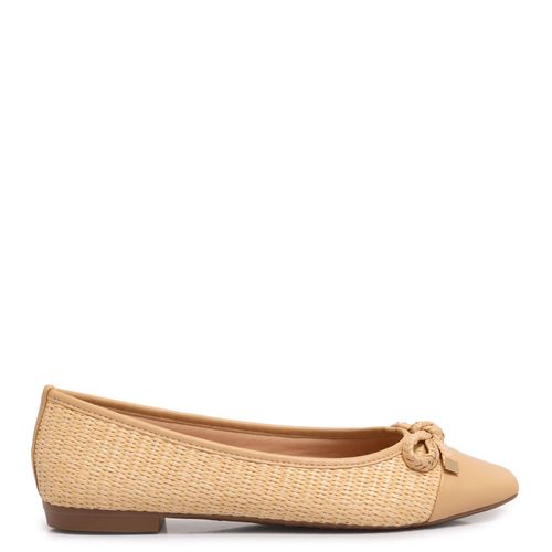 Sapatilha Palha Biqueira Laç