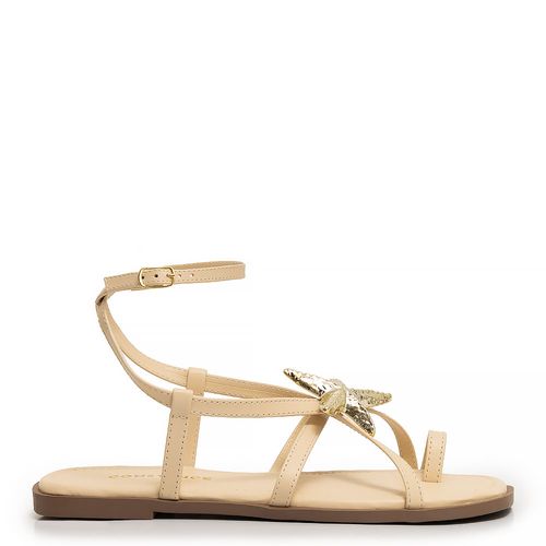 Rasteira Bege Estrela