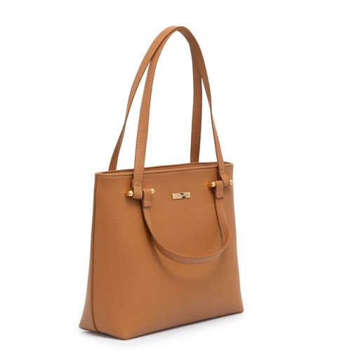 Bolsa Duas Alças Caramelo