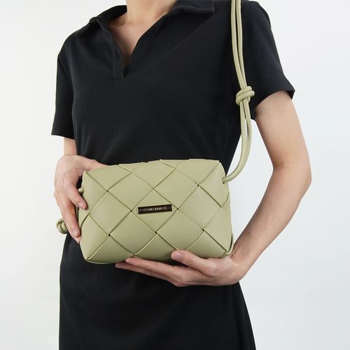 Bolsa Tiracolo Tressê Pequena Verde