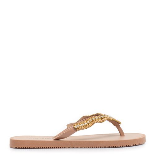 Chinelo Nude Pedraria