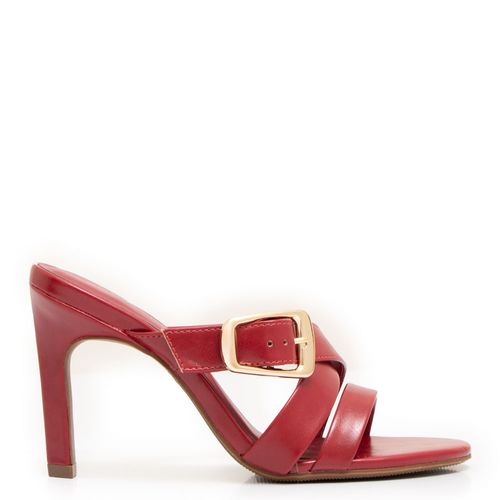 Tamanco Fivela Vermelho