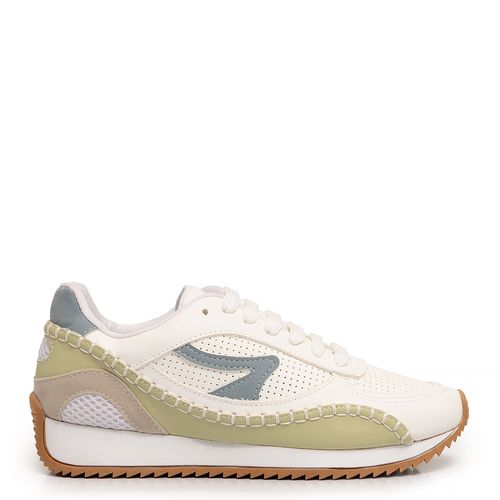 Tênis Branco Jogging Pespontos