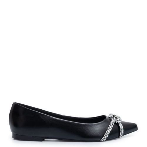 Sapatilha Preta Strass