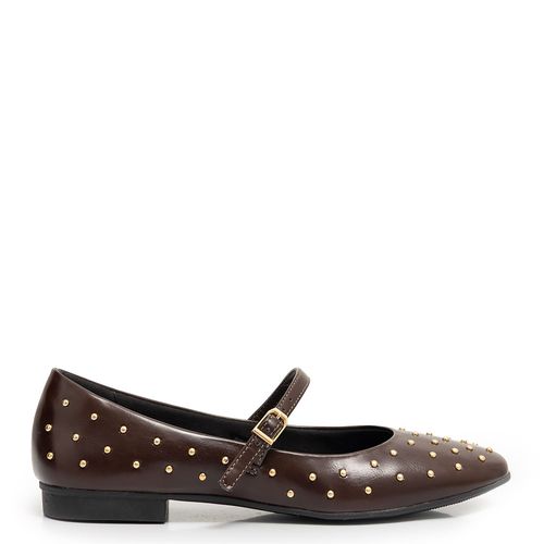 Sapatilha Café Com Tachas