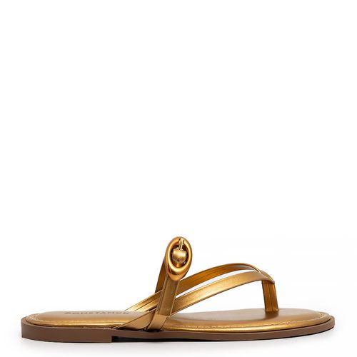 Rasteira Bronze Fivela