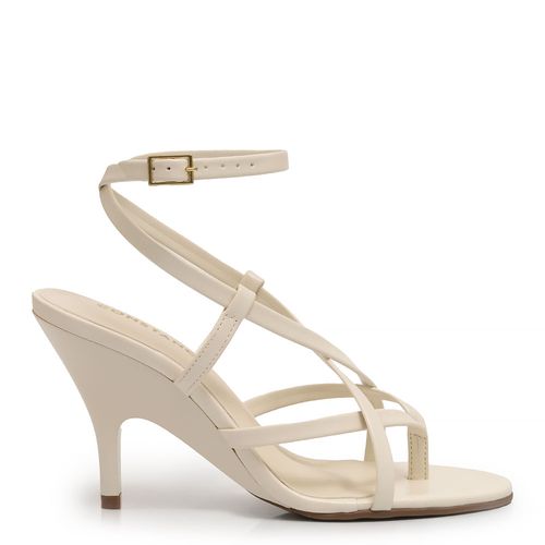 Sandália Off White Tiras