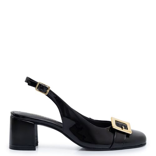 Scarpin Preto Fivela