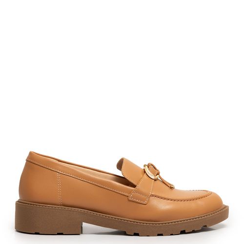 Mocassim Caramelo Comfort Enfeite