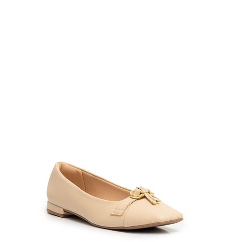 Sapatilha Off White Comfort Enfeite